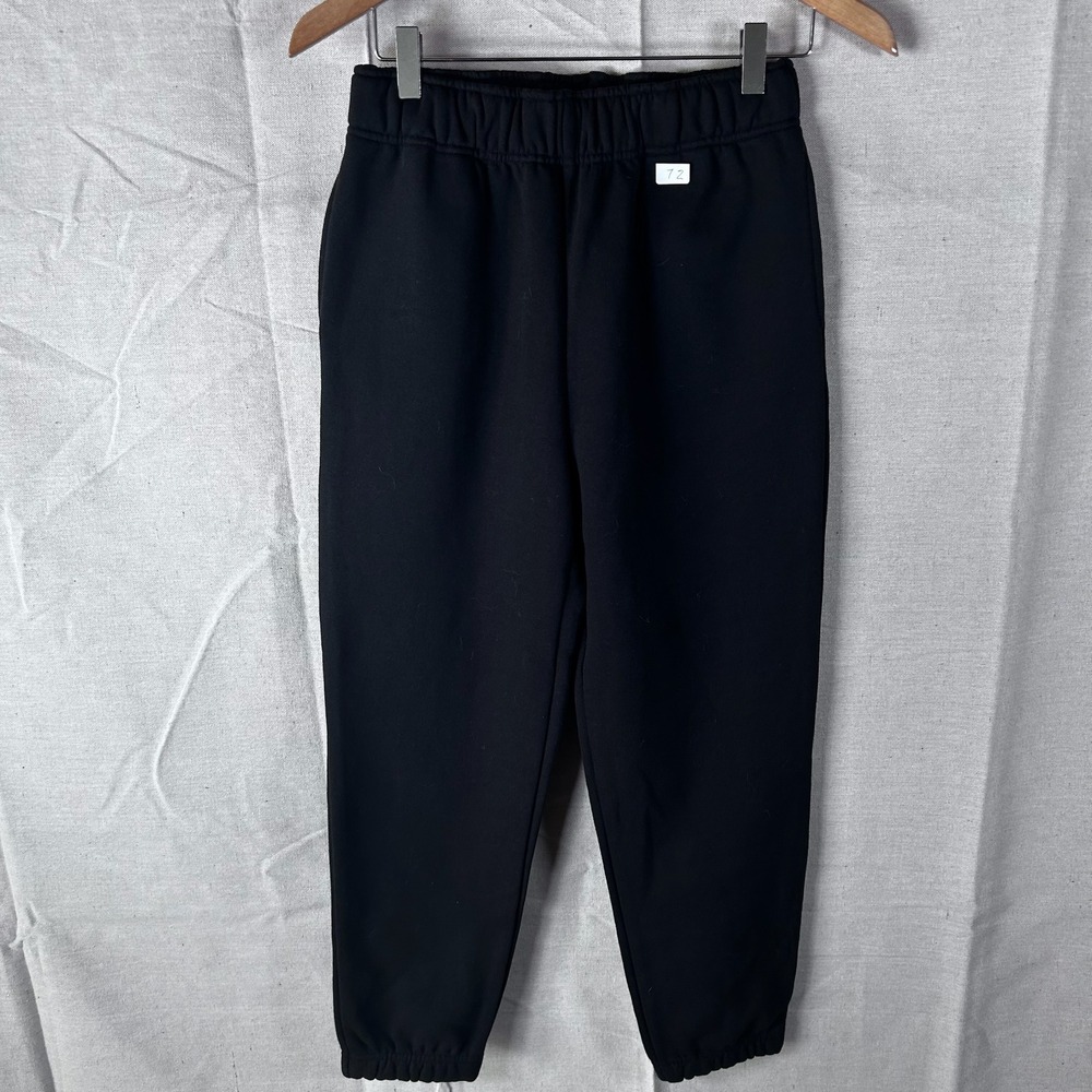 The‎ Commons Black Fleece Lined Jogger Sweatpants Mens Large Elastic Waist Pants